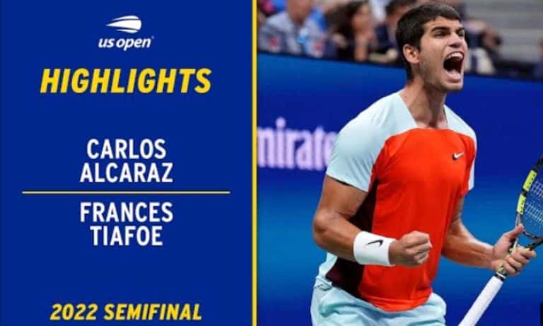 Carlos Alcaraz vs. Frances Tiafoe Highlights