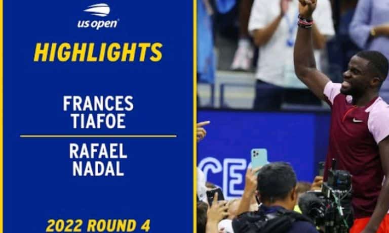 Frances Tiafoe vs. Rafael Nadal Highlights 2022 US Open Round 4