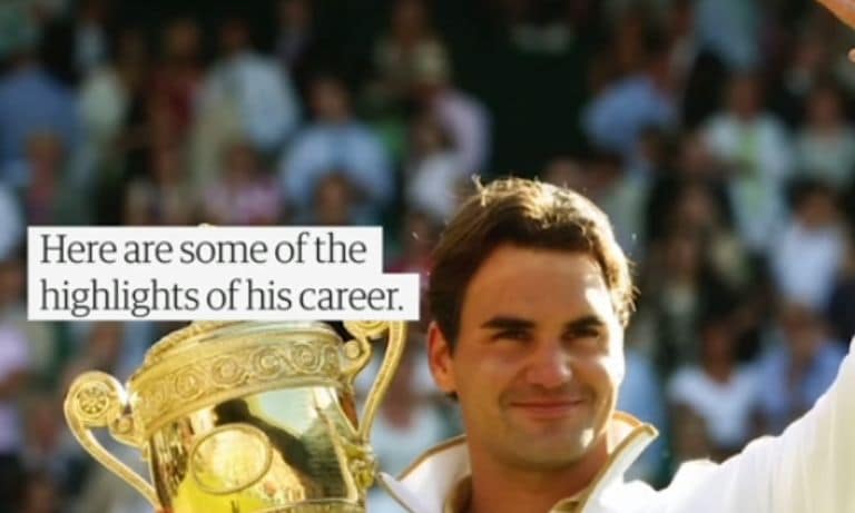Roger Federer's career highlights