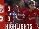 HIGHLIGHTS- Liverpool 3-3 Brighton, Firmino double as Reds fight back for draw