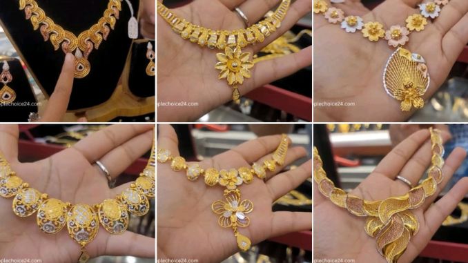 Very Beautiful Light Weight Neck Necklace Designs 
