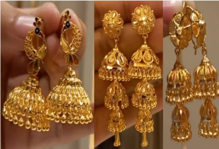 Gold Earrings Designs With collection