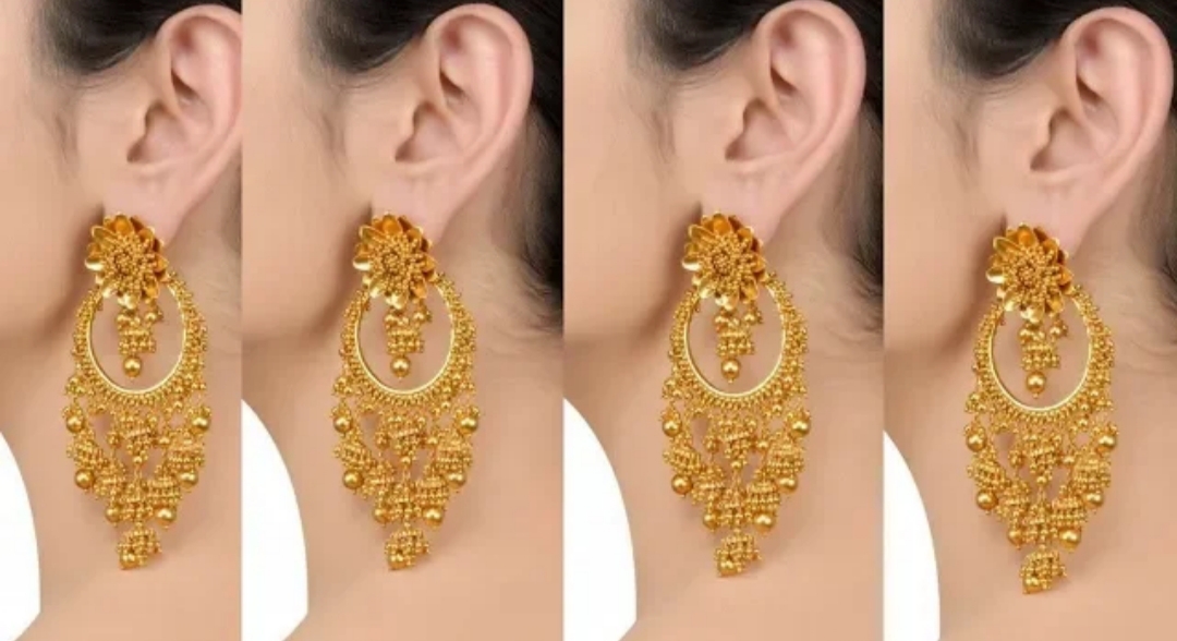 Latest Bridal Gold Earrings Designs With Collection